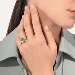 Pomellato Jewelry - Nudo 18K Rose Gold Sky Blue Topaz Petit Ring | Manfredi Jewels