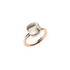 Pomellato Jewelry - Nudo 18K Rose Gold White Topaz Classic Ring | Manfredi Jewels