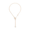 Pomellato Jewelry - Nudo 18K Rose Gold White Topaz & Mother of Pearl Diamond Necklace | Manfredi Jewels