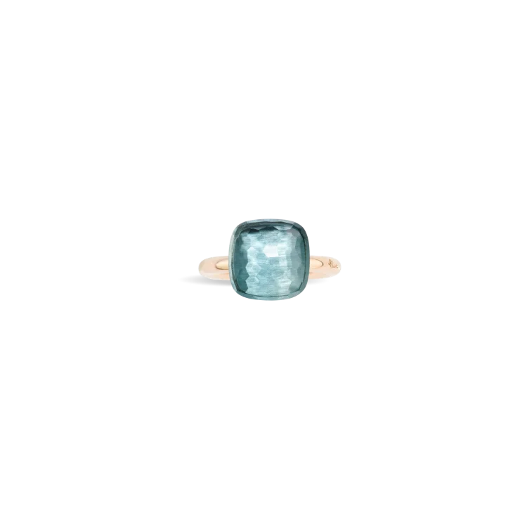 Pomellato Jewelry - NUDO - Sky Blue Topaz Nudo Ring Maxi | Manfredi Jewels