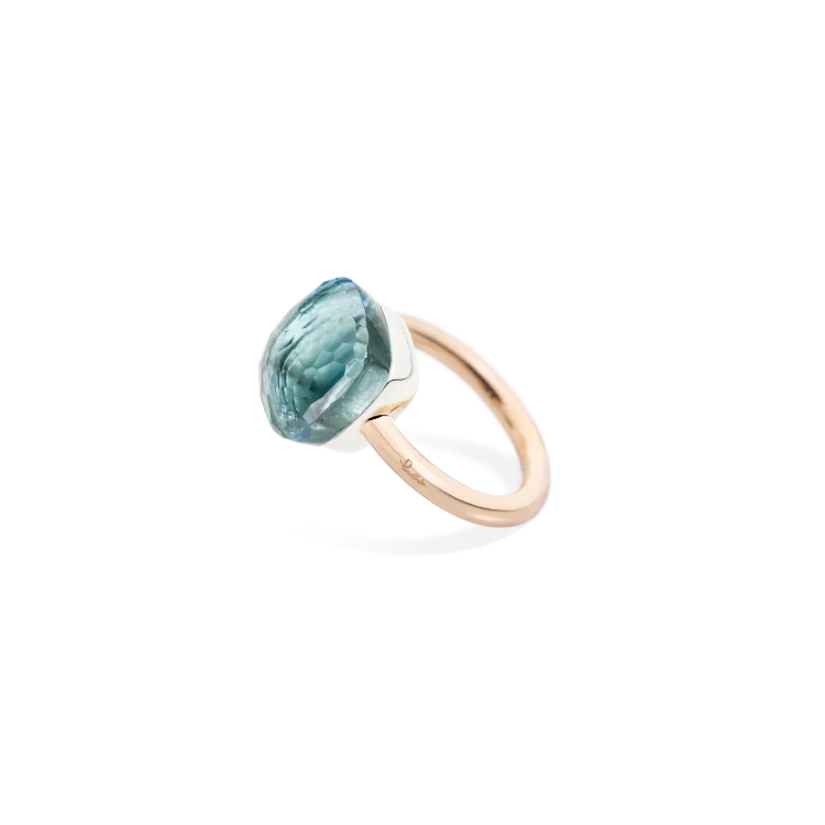 Pomellato Jewelry - NUDO - Sky Blue Topaz Nudo Ring Maxi | Manfredi Jewels