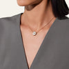 Pomellato Jewelry - Pom Pom Dot 18K Rose Gold Malachite & Mother of Pearl Two-Sided Button Diamond Pendant Necklace | Manfredi Jewels