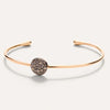 Pomellato Jewelry - Sabbia 18K Rose Gold Bracelet with Brown Diamonds | Manfredi Jewels