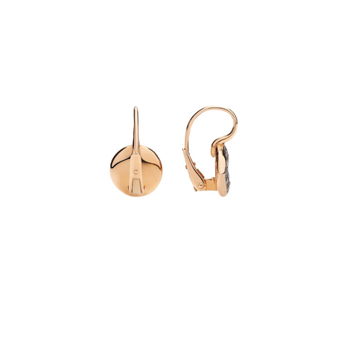 Pomellato Jewelry - Sabbia 18k Rose Gold Brown Diamonds Earrings | Manfredi Jewels