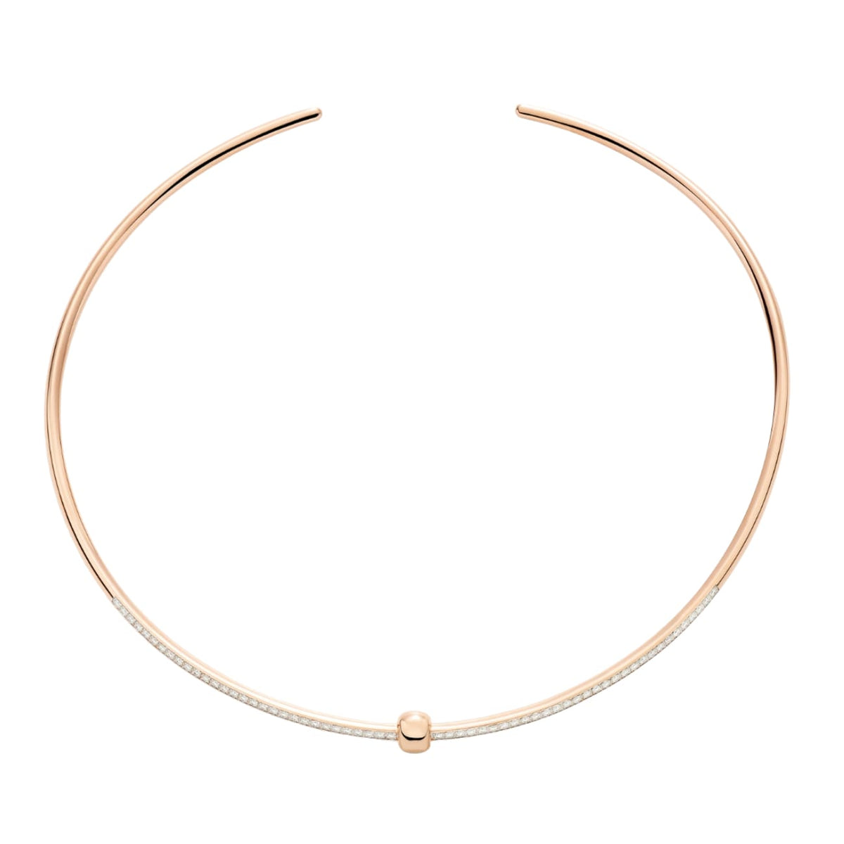 Pomellato Jewelry - Together 18K Rose Gold Diamond Choker | Manfredi Jewels