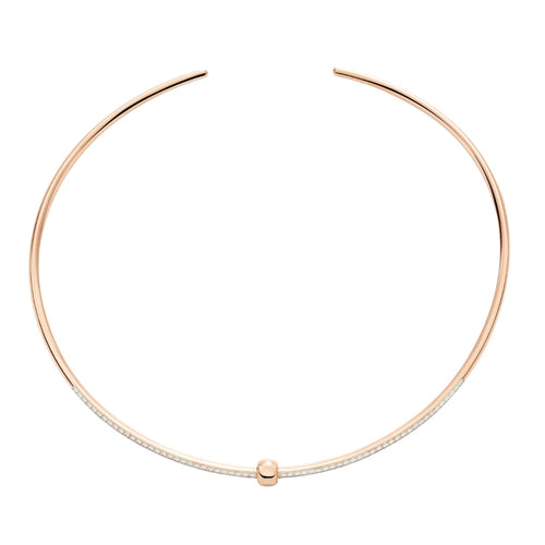 Pomellato Jewelry - Together 18K Rose Gold Diamond Choker | Manfredi Jewels