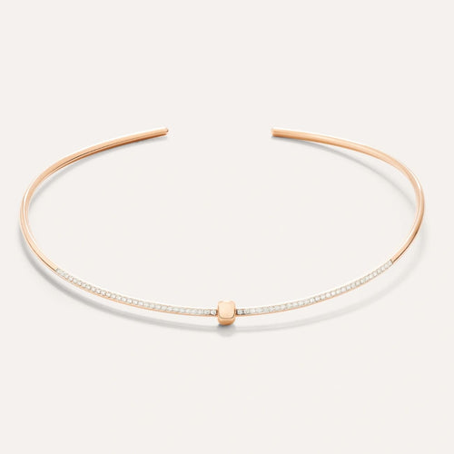 Pomellato Jewelry - Together 18K Rose Gold Diamond Choker | Manfredi Jewels