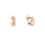 Pomellato Jewelry - Together 18K Rose Gold Diamond Earrings | Manfredi Jewels