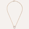Pomellato Jewelry - Together 18K Rose Gold Diamond Pavé Pendant Necklace | Manfredi Jewels