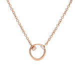 Pomellato Jewelry - Together 18K Rose Gold Pendant Diamond Necklace | Manfredi Jewels