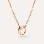 Pomellato Jewelry - Together 18K Rose Gold Pendant Diamond Necklace | Manfredi Jewels