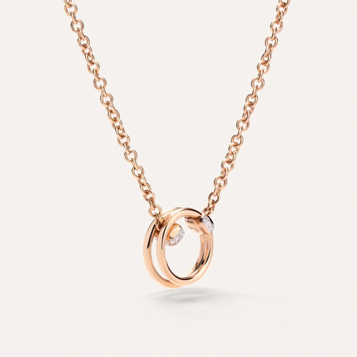 Pomellato Jewelry - Together 18K Rose Gold Pendant Diamond Necklace | Manfredi Jewels