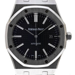 Pre-Owned Audemars Piguet Pre-Owned Watches - Royal Oak Self-Winding Black Dial | Manfredi Jewels