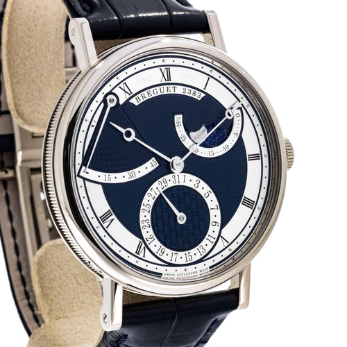 Pre - Owned Breguet Watches - Classic Power Reserve in 18Karat White gold 7137BB/Y5/9VU | Manfredi Jewels