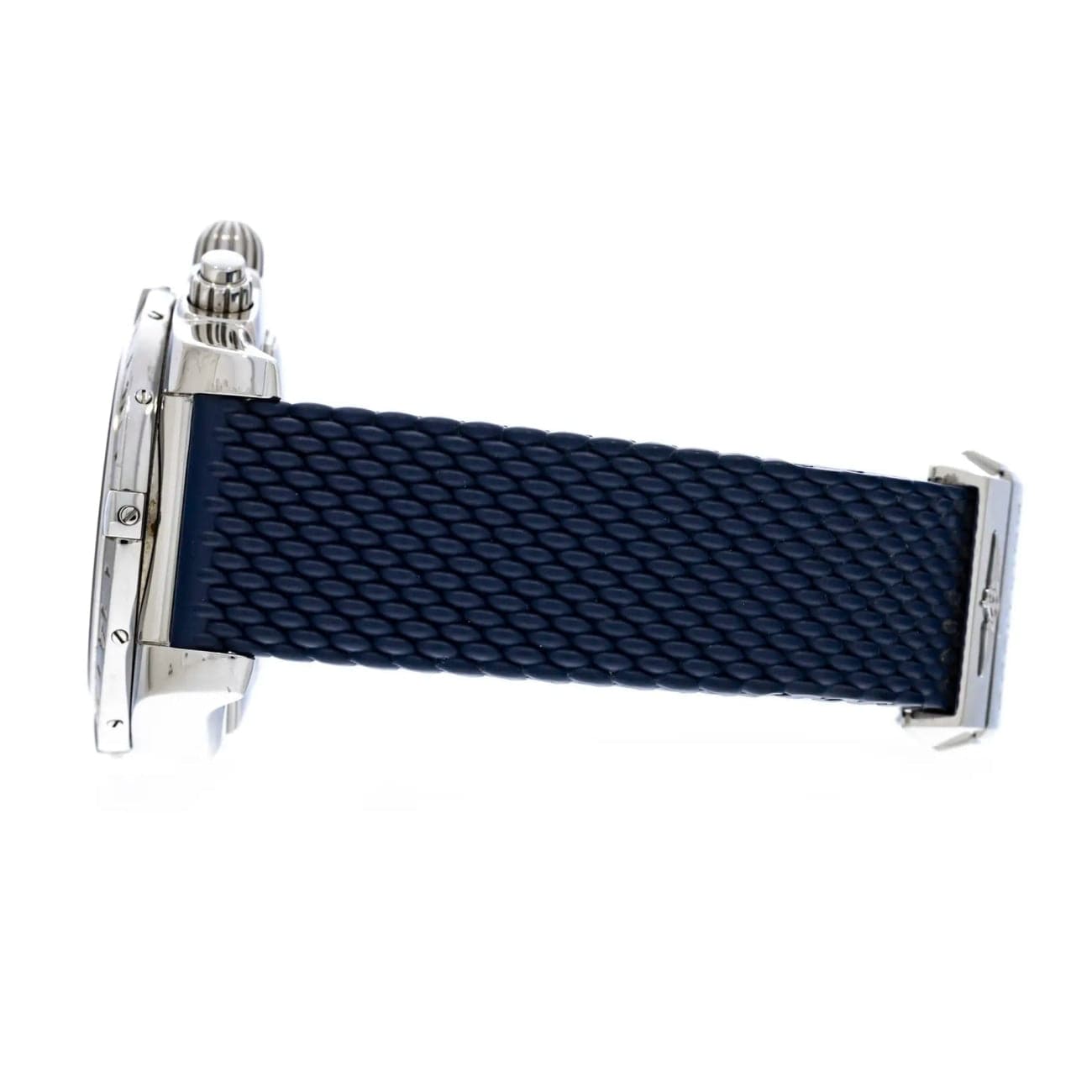 Breitling blue mesh rubber strap cheap