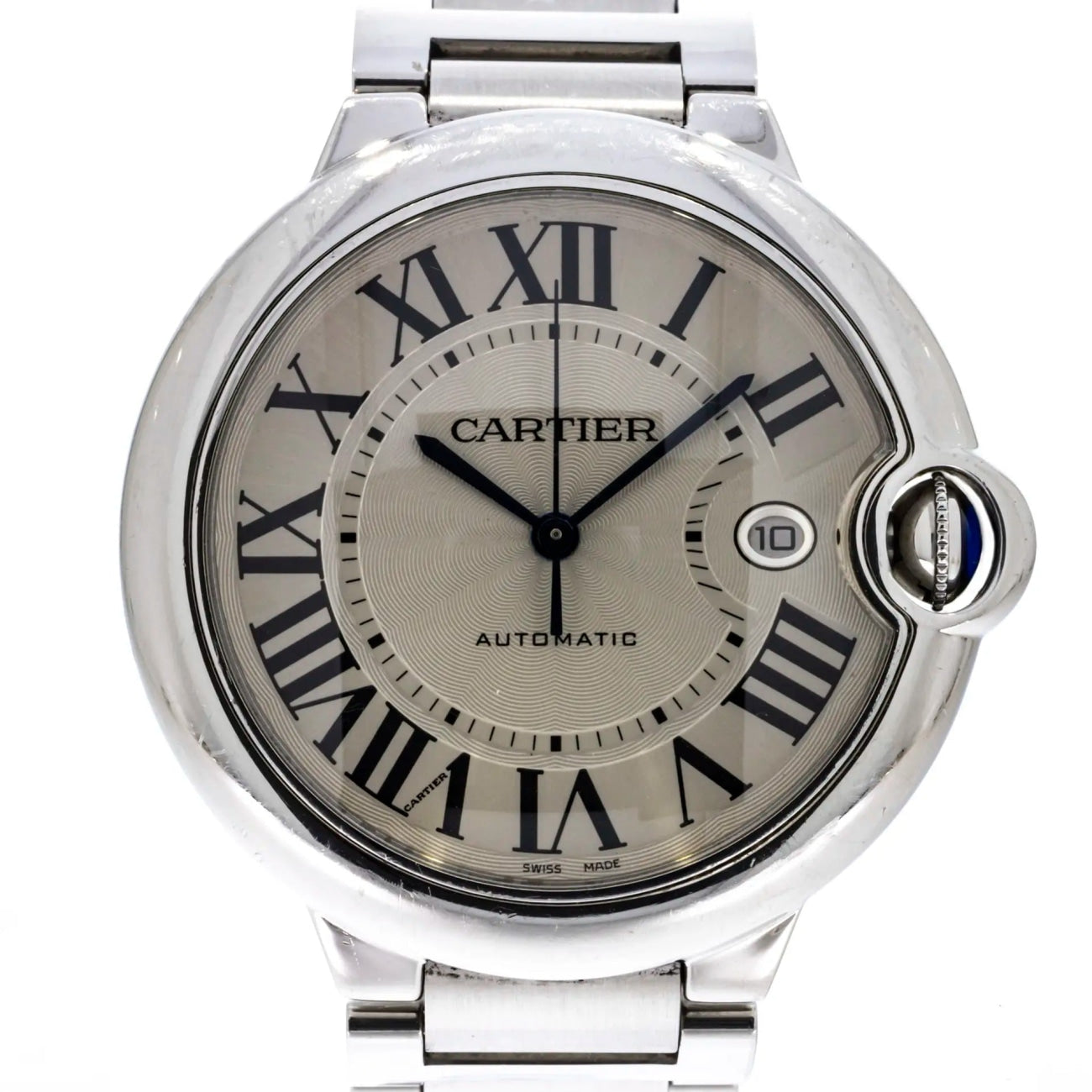 Pre owned Cartier Ballon Bleu 42mm Stainless Steel. Pre owned Watches Manfredi Jewels