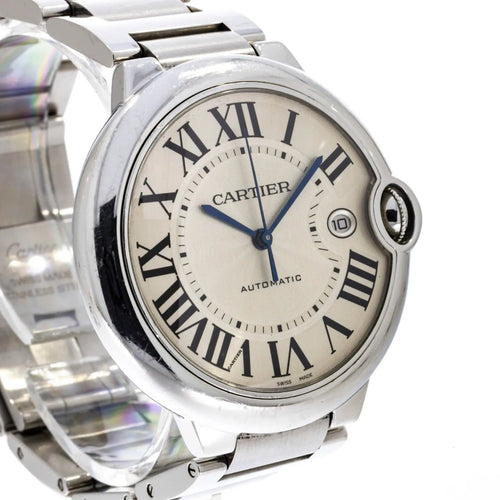Pre-Owned Cartier Pre-Owned Watches - Ballon Bleu 42mm Stainless Steel. | Manfredi Jewels