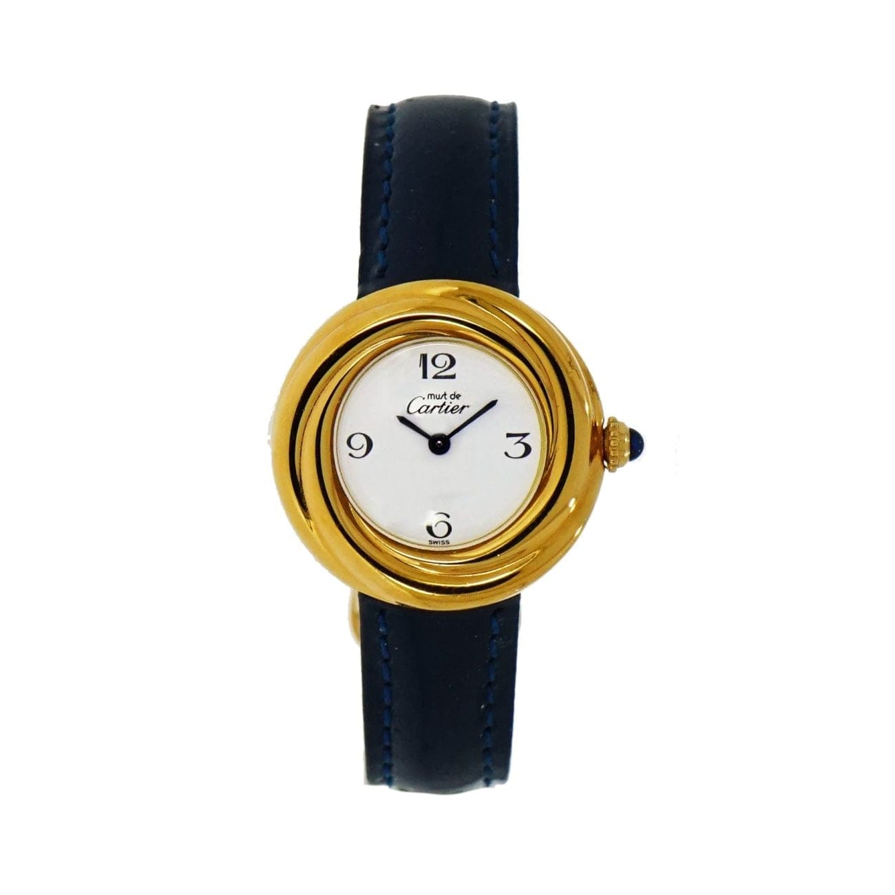 Pre owned Cartier Lady s Must De Cartier Vermeil Pre owned Watches Manfredi Jewels