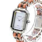 Pre-Owned Chanel Pre-Owned Watches - Premiere Iconic Chain Stainless Steel and Pink Leather | Manfredi Jewels
