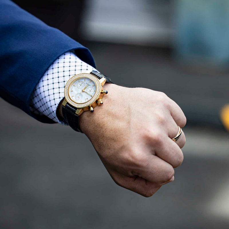 Pre - owned Chaumet Watches - Class One Chronograph Yellow Gold | Manfredi Jewels