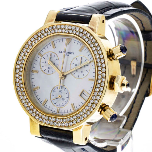 Pre - owned Chaumet Watches - Class One Chronograph Yellow Gold | Manfredi Jewels