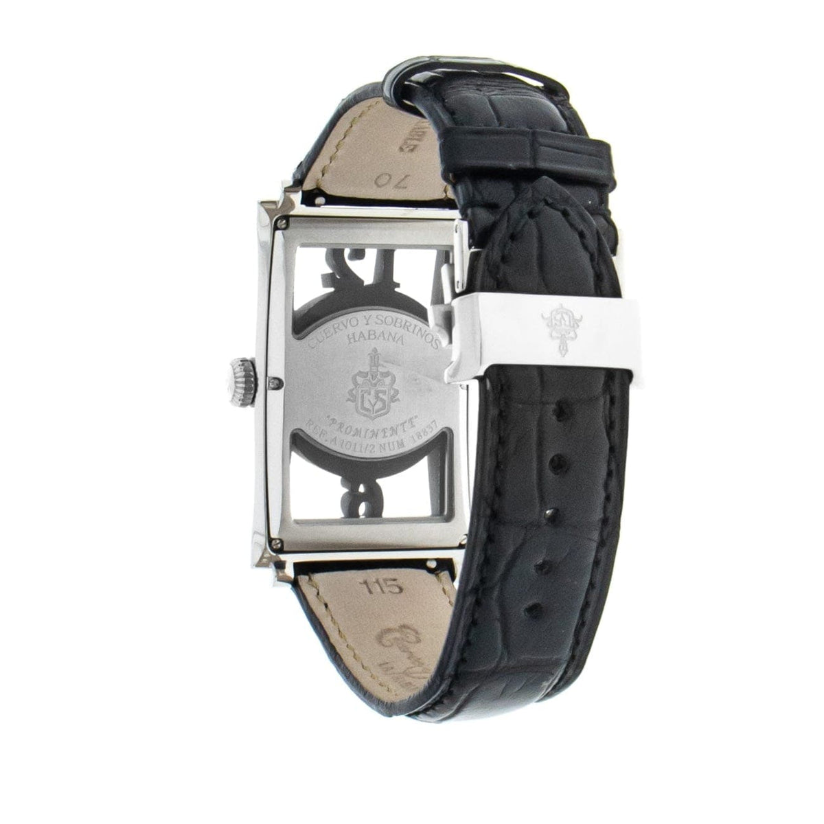 Pre-Owned Cuervo Y Sobrinos Pre-Owned Watches - Prominent Havana in Stainless Steel | Manfredi Jewels