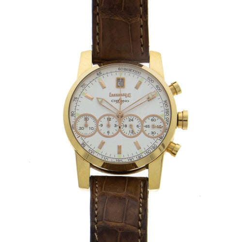 Pre - Owned Eberhard & Co Watches - Chronograph 4 Yellow Gold | Manfredi Jewels