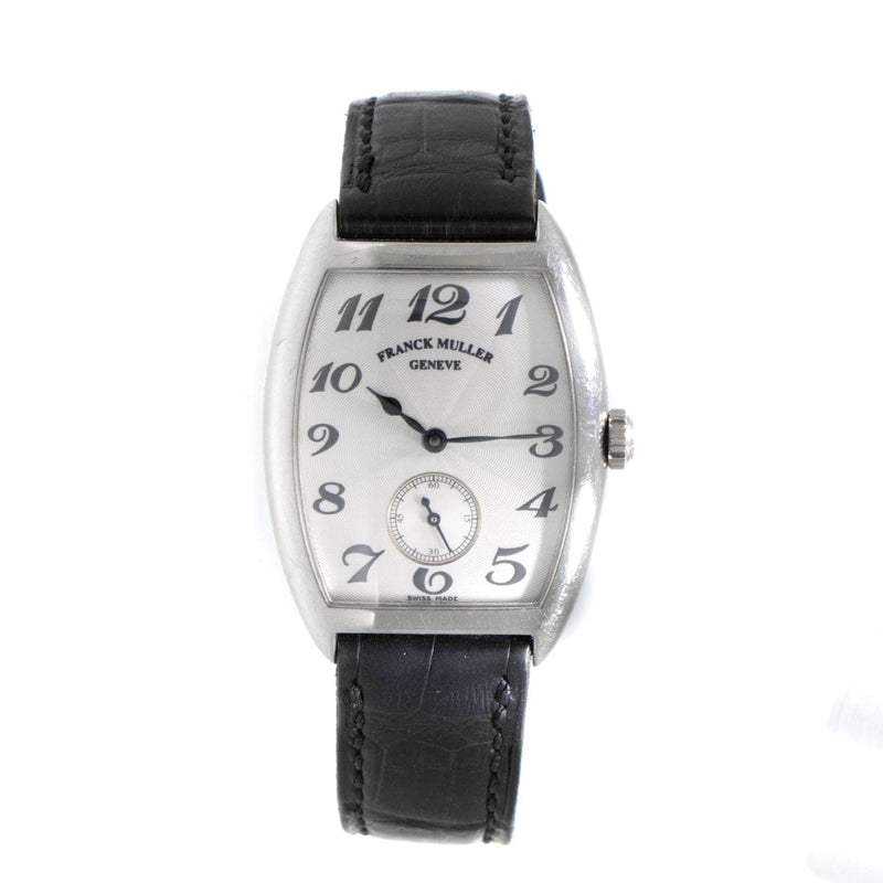 Pre - Owned Franck Muller Watches - Cintrée Curvex 18K White Gold 7501S6 | Manfredi Jewels