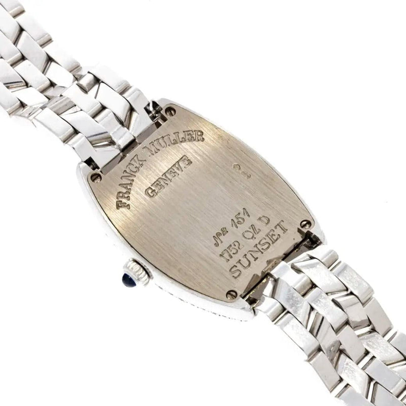 Pre - Owned Franck Muller Watches - Cintrée Curvex Diamond Gem - Set 1752QZ | Manfredi Jewels