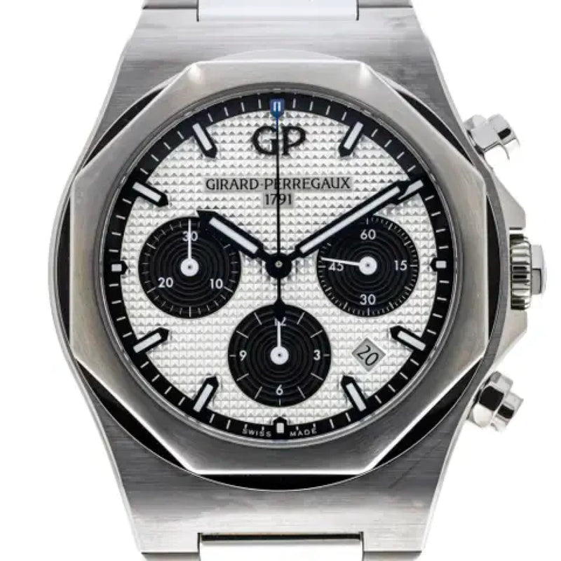 Pre - Owned Girard - Perregaux Watches - Laureato Chronograph ’Panda Dial’ | Manfredi Jewels