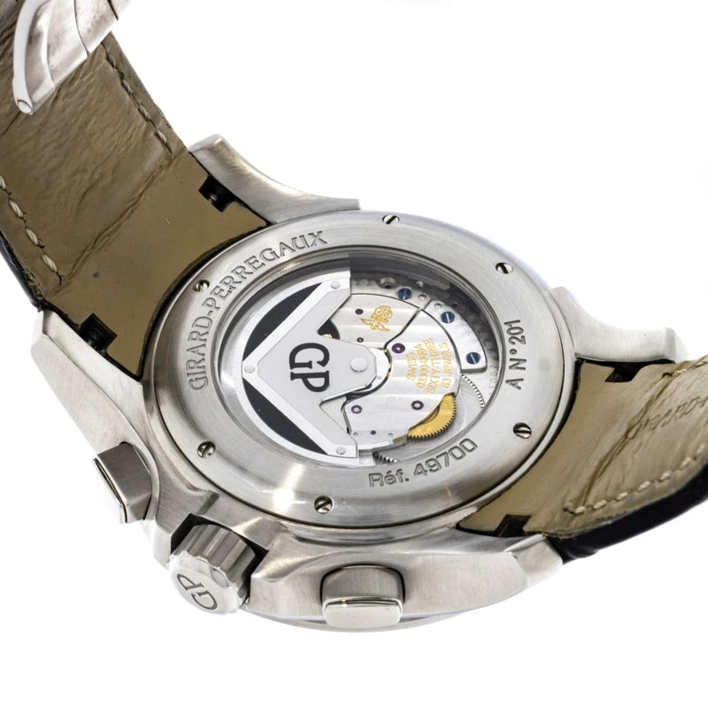 Pre-Owned Girard-Perregaux Pre-Owned Watches - Girard -Perregaux Traveller WWTC Stainless Steel. | Manfredi Jewels