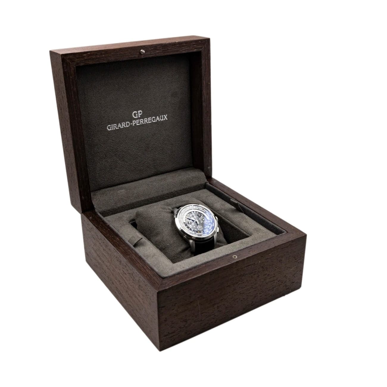 Pre owned Girard perregaux Traveller Wwtc Stainless Steel. Pre