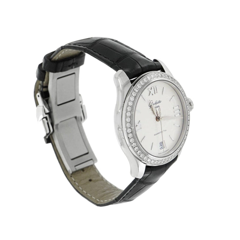 Pre - Owned Glashütte Original Watches - Lady’s Serenade in Stainless Steel | Manfredi Jewels