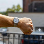Pre-Owned Grand Seiko Pre-Owned Watches - Grand Seiko Gmt Shosho Blue SBGJ249 | Manfredi Jewels