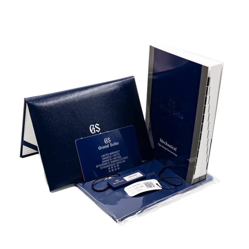 Pre-Owned Grand Seiko Pre-Owned Watches - Grand Seiko Gmt Shosho Blue SBGJ249 | Manfredi Jewels