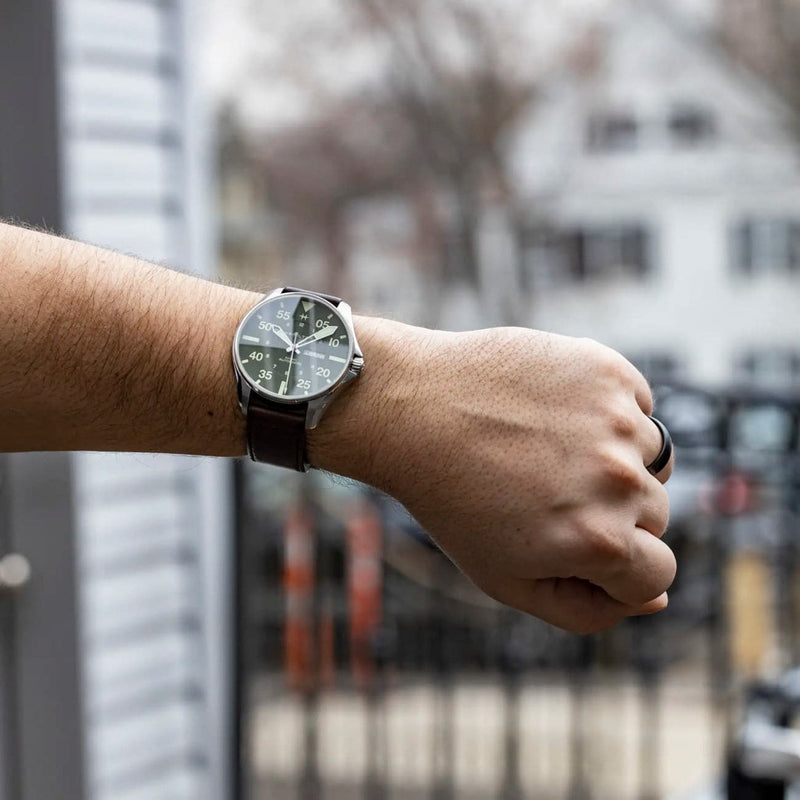 Pre-Owned Hamilton Pre-Owned Watches - Hamilton Khaki Aviation Pilot Schott NY. | Manfredi Jewels