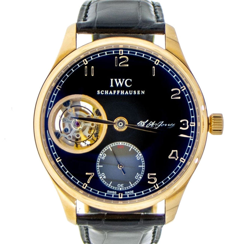 Pre - Owned IWC Watches - Portuguese Tourbillon Limited Edition 18K Rose Gold | Manfredi Jewels