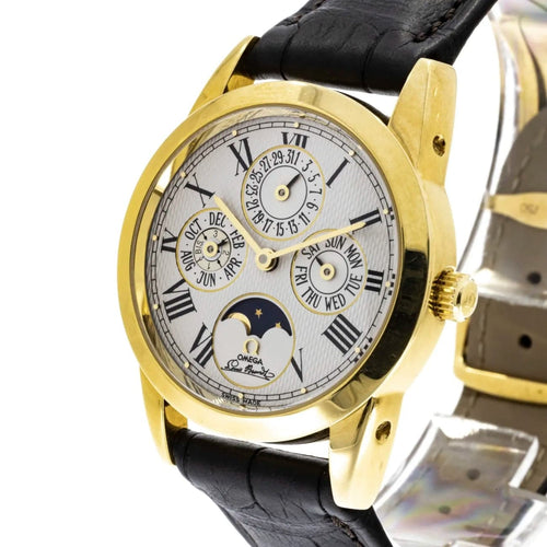 Pre-Owned Omega Pre-Owned Watches - Omega Louis Brandt Perpetual Calendar Moon Phase in Yellow Gold. | Manfredi Jewels