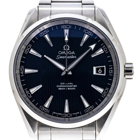 Omega Seamaster Aquaterra 150 M Co-axial Chronometer in Stainless Steel.