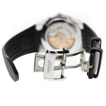 Pre - Owned Parmigiani Fleurier Watches - Tonda Black Dial Rubber Strap Steel | Manfredi Jewels