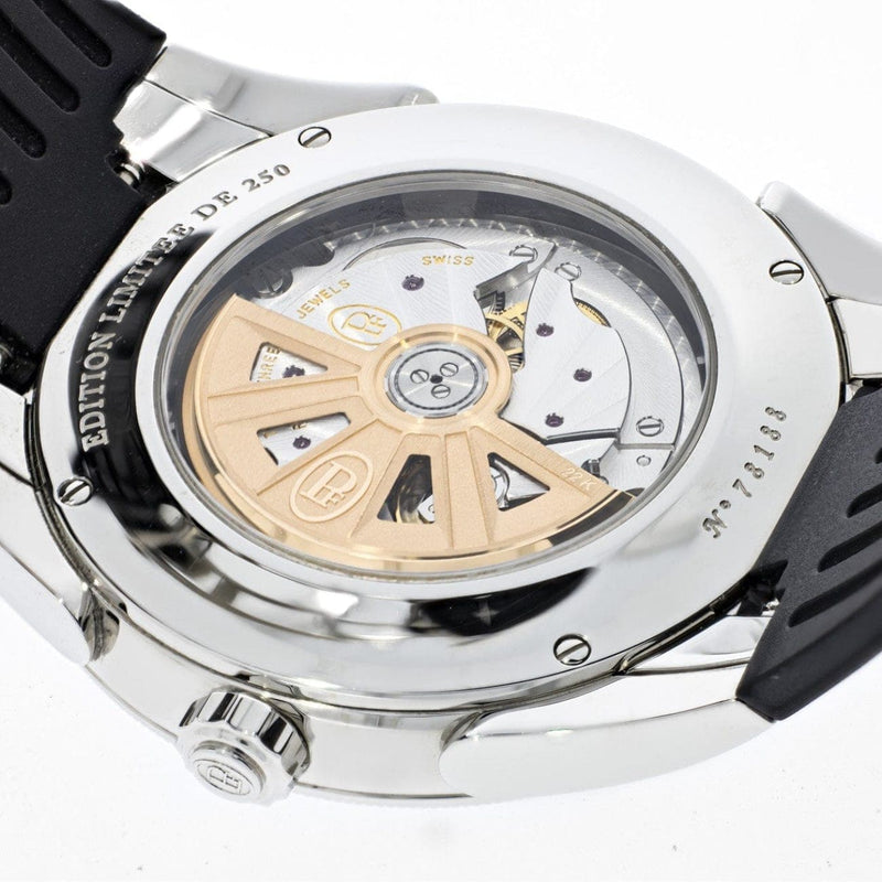Pre - Owned Parmigiani Fleurier Watches - Tonda Black Dial Rubber Strap Steel | Manfredi Jewels