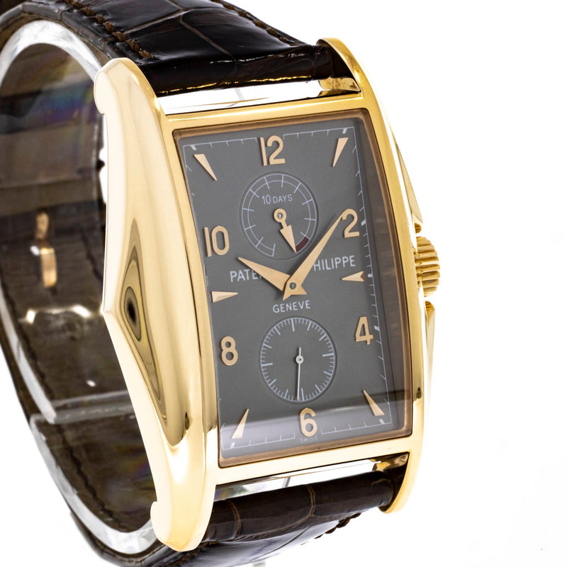 Pre - Owned Patek Philippe Watches - Gondolo 10 Day Power Reserve in 18karat Rose Gold 5100R | Manfredi Jewels