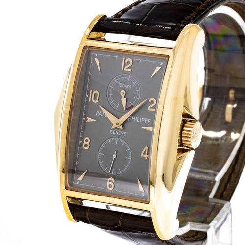 Pre - Owned Patek Philippe Watches - Gondolo 10 Day Power Reserve in 18karat Rose Gold 5100R | Manfredi Jewels