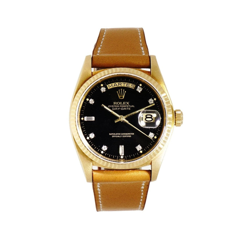 Pre - Owned Rolex Watches - Day/Date crafted in yellow gold | Manfredi Jewels