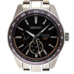 Pre - Owned Seiko Watches - Presage Gmt Brown Dial SPB225J | Manfredi Jewels