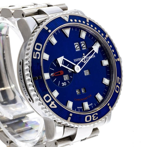 Pre - Owned Ulysse Nardin Watches - Marine Aqua Perpetual Calendar Limited Edition | Manfredi Jewels