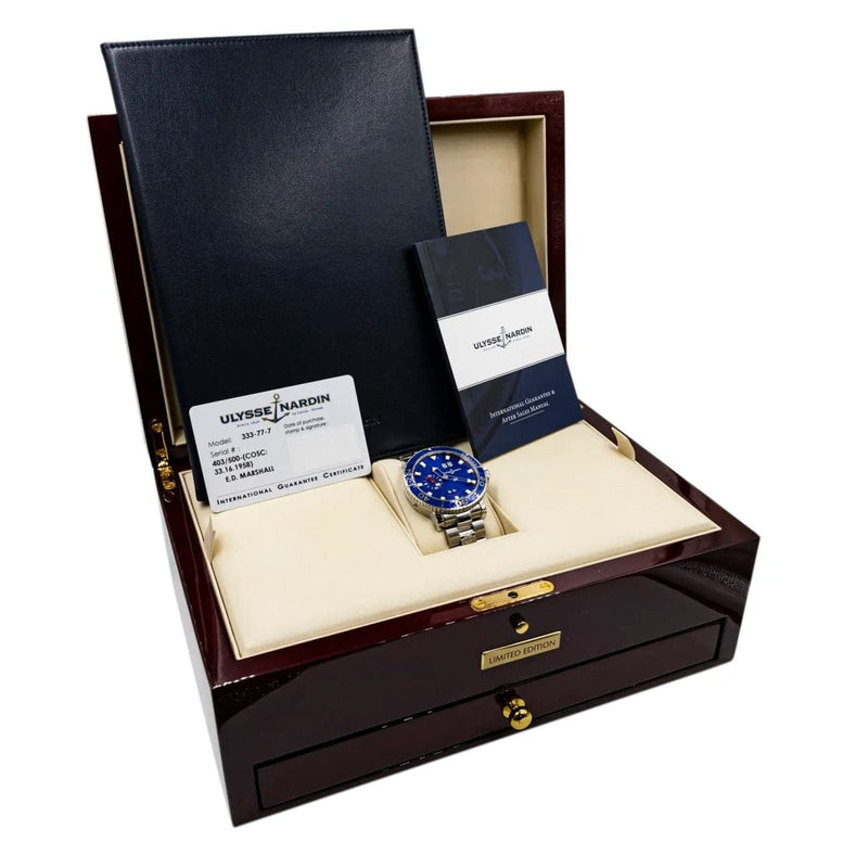 Pre - Owned Ulysse Nardin Watches - Marine Aqua Perpetual Calendar Limited Edition | Manfredi Jewels