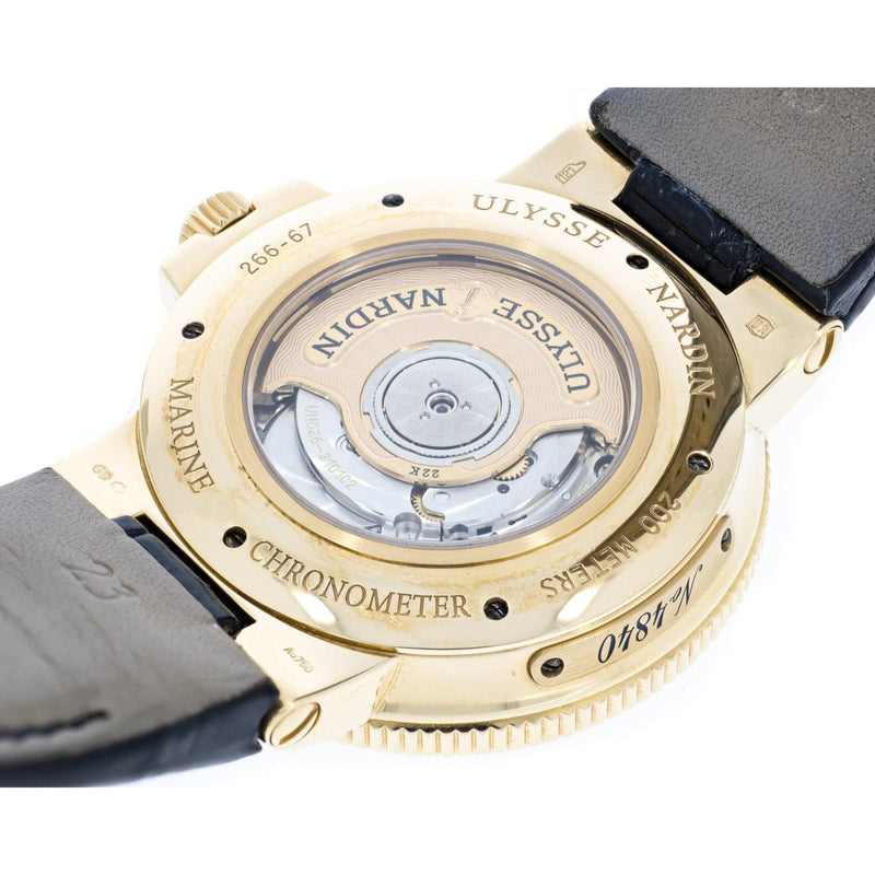 Pre - Owned Ulysse Nardin Watches - Maxi Marine Chronometer 266 - 67/43 | Manfredi Jewels
