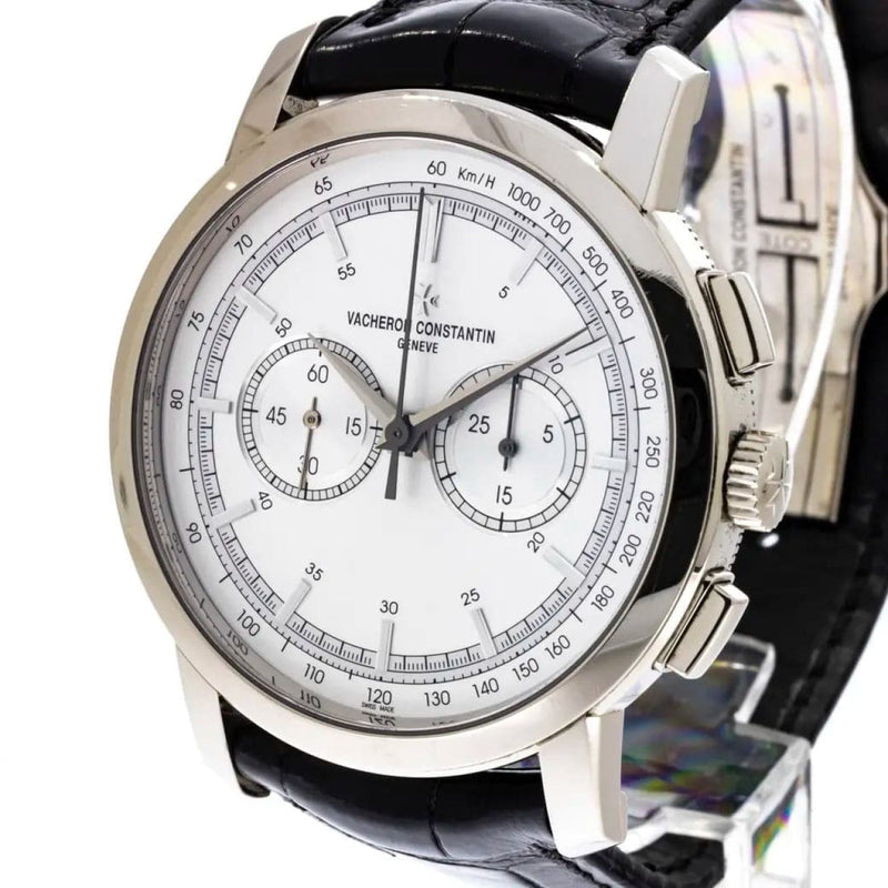Pre - Owned Vacheron Constantin Watches - Patrimony Traditionelle Chronograph in White Gold | Manfredi Jewels