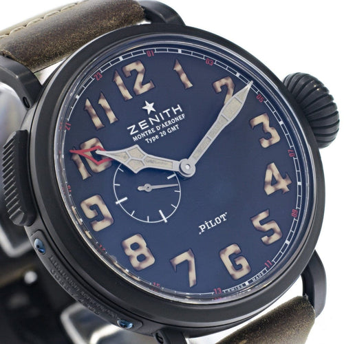Pre - Owned Zenith Watches - Pilot Montre d’Aeronef Type 20 | Manfredi Jewels